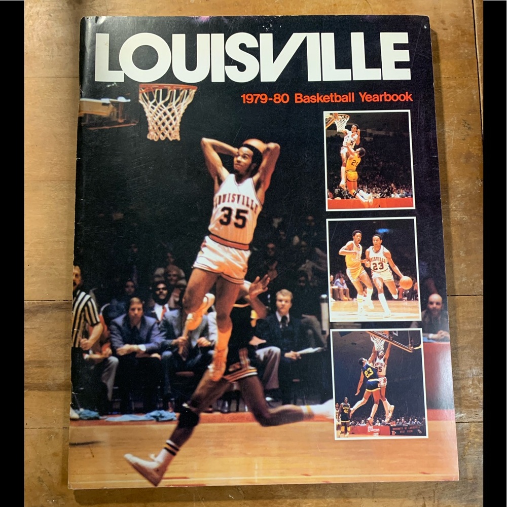 Louisville 1979-1980 Basketball Yearbook plus photos Darrell Griffith